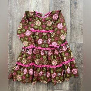 Petit Pomme 3t smocked long sleeve dress.